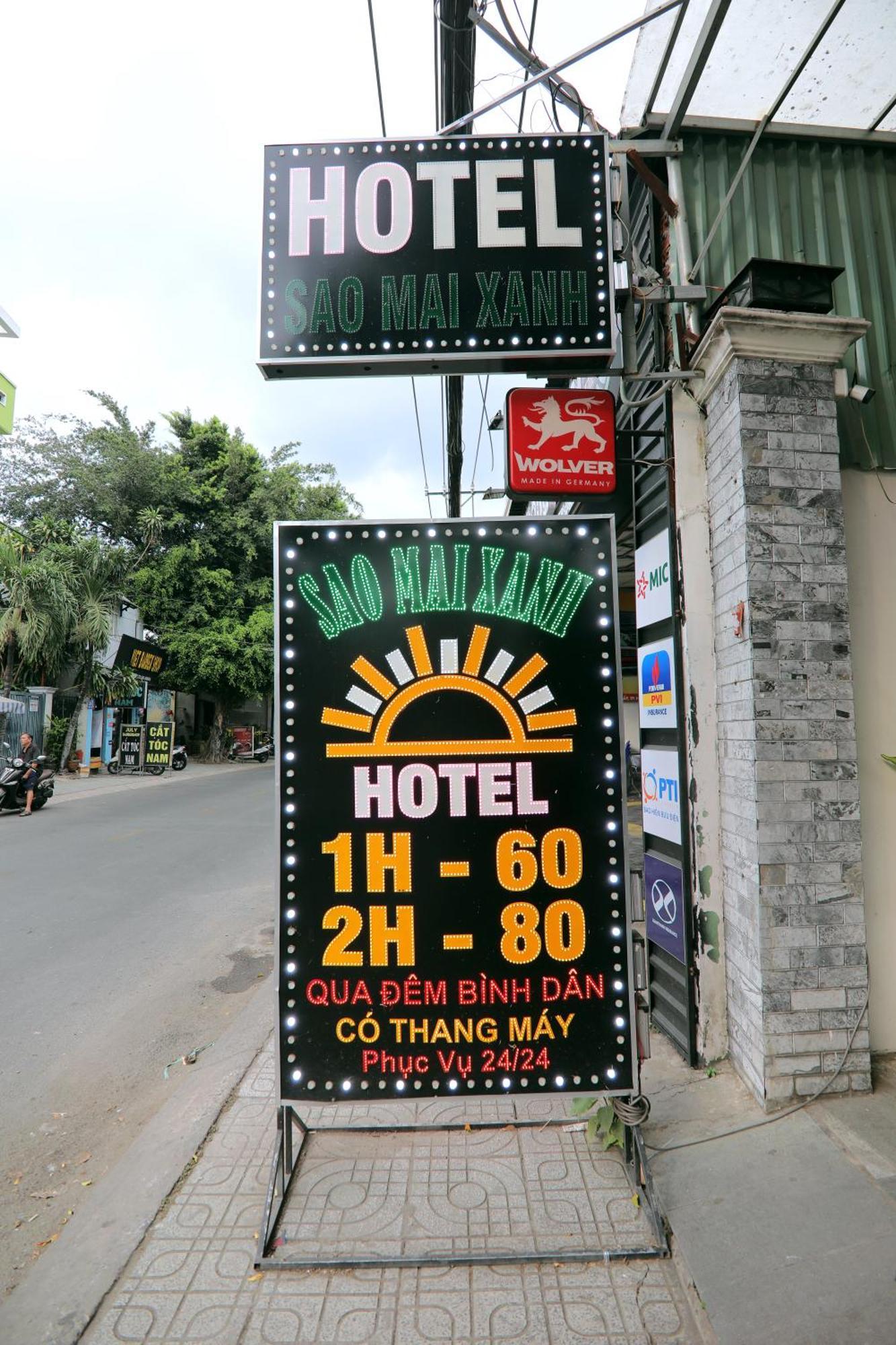 Khach San Sao Mai Xanh - Sao Mai Xanh Hotel 胡志明市 外观 照片