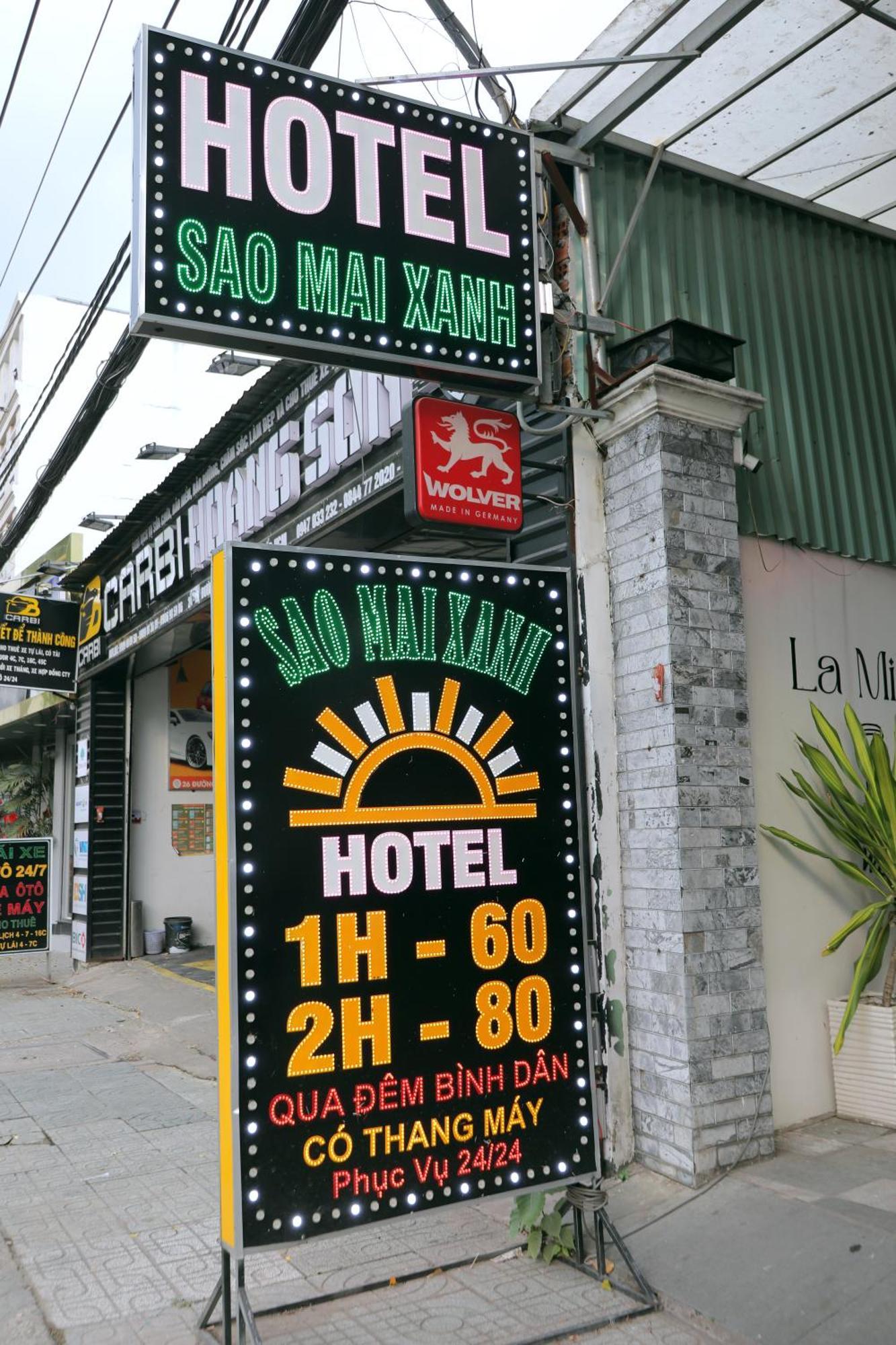 Khach San Sao Mai Xanh - Sao Mai Xanh Hotel 胡志明市 外观 照片